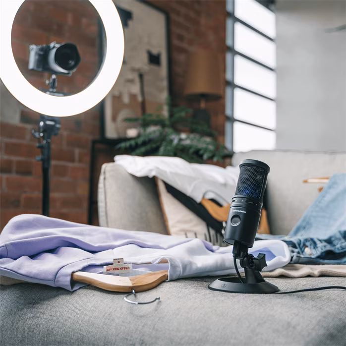 Audio-Technica AT2020USB-X - USB-s kondenzátor mikrofon