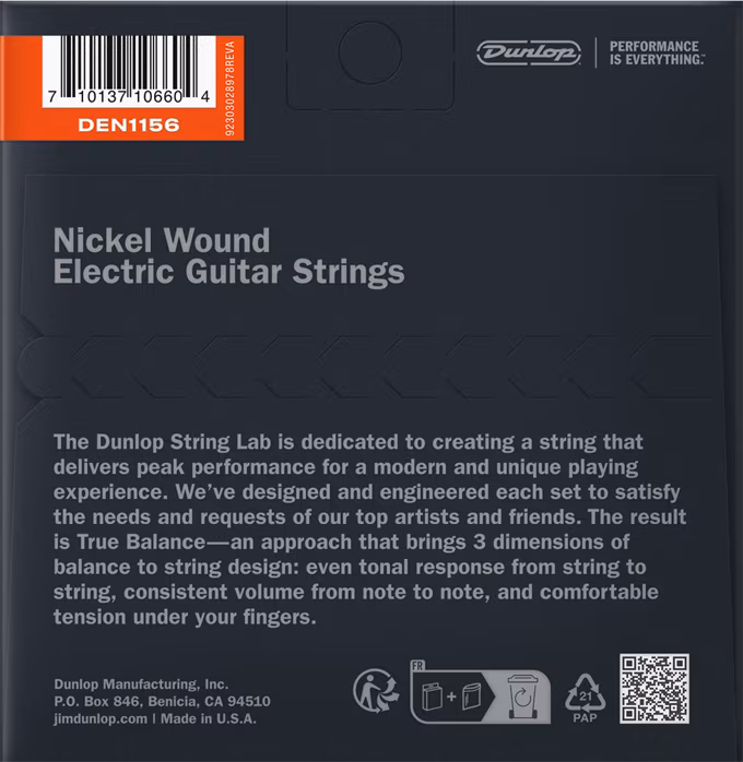 Dunlop DEN1156 - Húrok elektromos gitárra