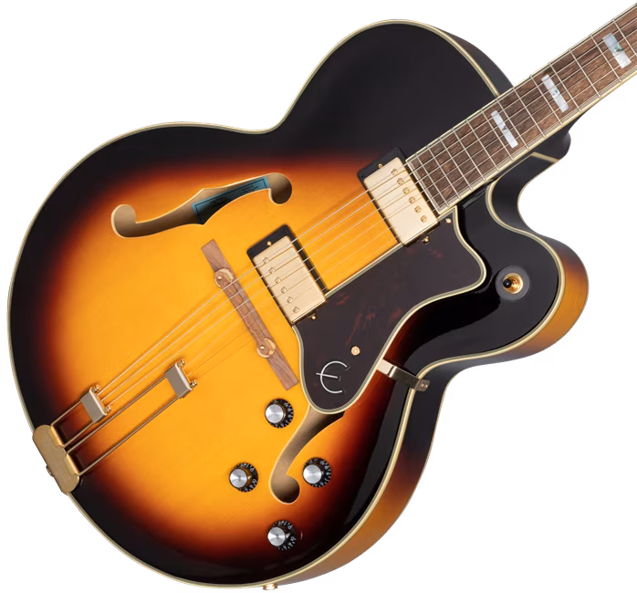 Epiphone Broadway Vintage Sunburst - Szemiakusztikus gitár