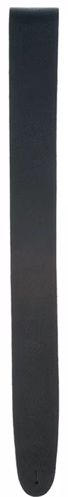 D'Addario Basic Classic Leather Guitar Strap Black - Gitár hevederek