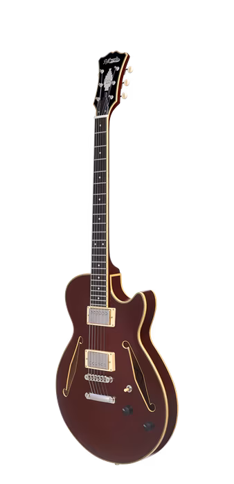 D'Angelico Tour Collection SS Single Cutaway Stop-Bar Tailpie CE Solid Wine (használt) - Szemiakusztikus gitár