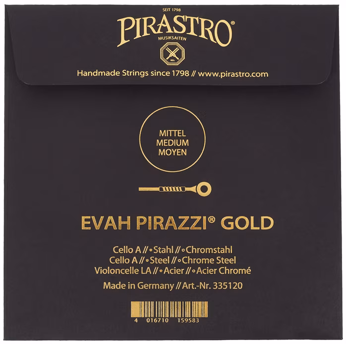 Pirastro Evah Pirazzi Gold Vcl Set medium - Cselló húrok