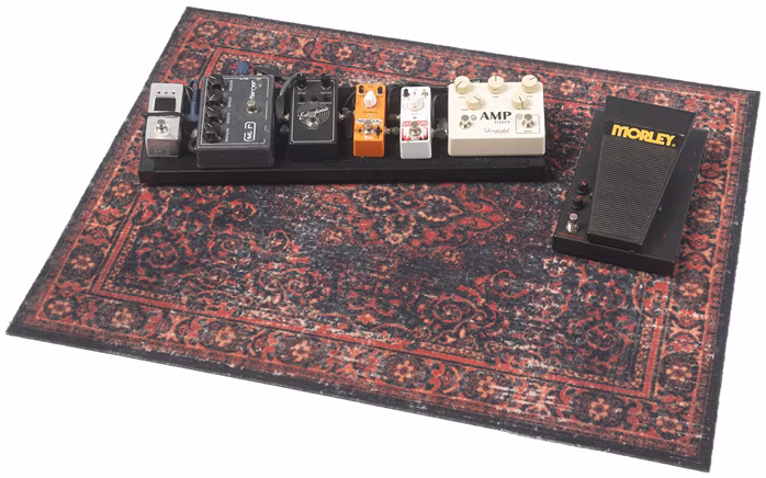 DRUMnBASE Vintage Persian Pedal&Amp Black Red - Szőnyeg