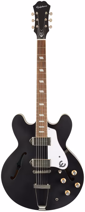 Epiphone Casino Worn Worn Ebony (kicsomagolt) - Szemiakusztikus gitár