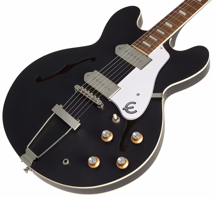 Epiphone Casino Worn Worn Ebony (kicsomagolt) - Szemiakusztikus gitár