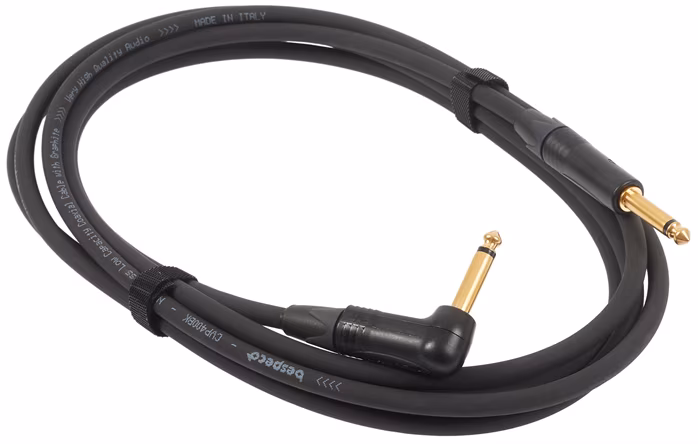 Bespeco Alpha Instrument Cable Neutrik Angled 3 m - Hangszer kábel