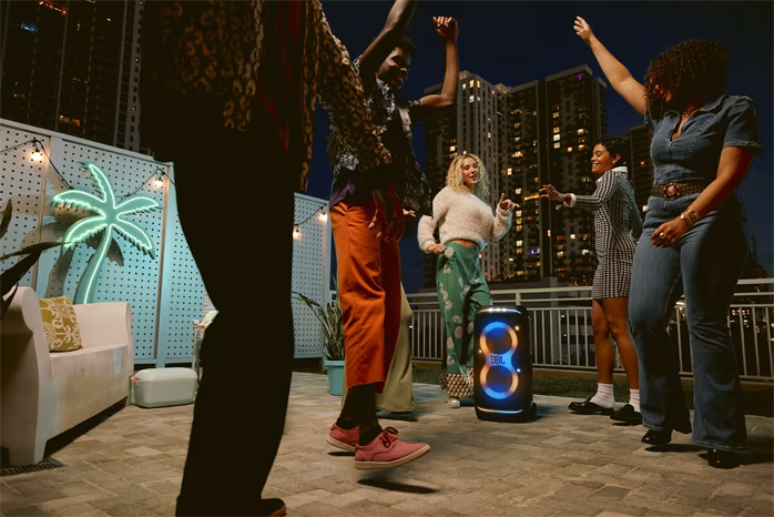 JBL PartyBox STAGE 320 - Vezeték nélküli hordozható hangfal