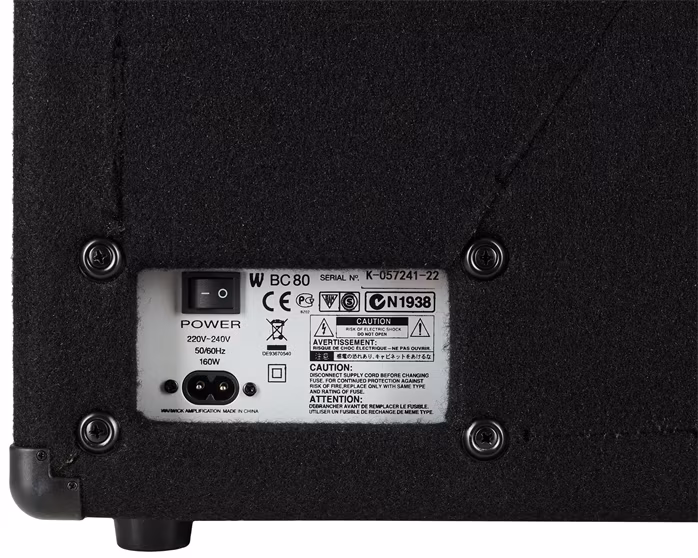 Warwick BC 80 (kicsomagolt) - Tranzisztoros basszusgitár kombó