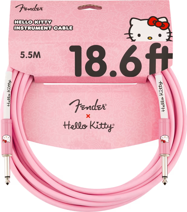 Fender Original 18.6' Cable Hello Kitty - Hangszer kábel