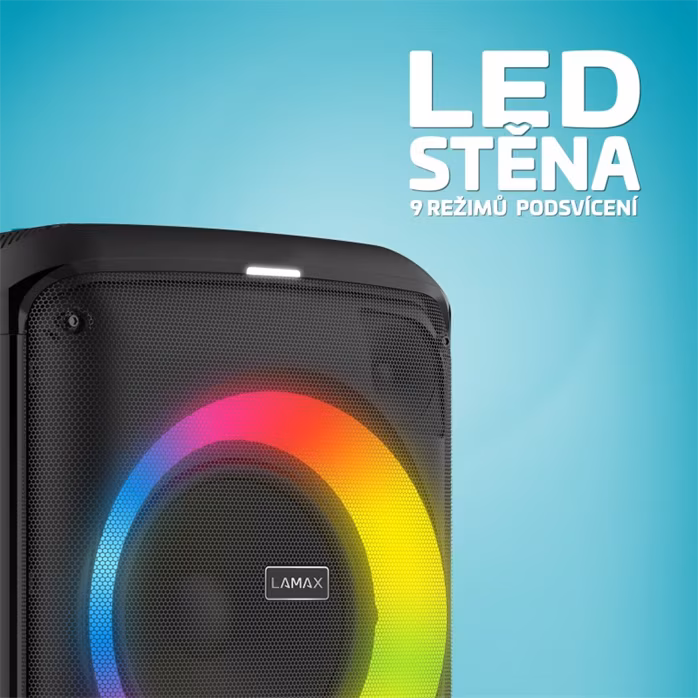 LAMAX PartyKing1 Play - Vezeték nélküli hordozható hangfal