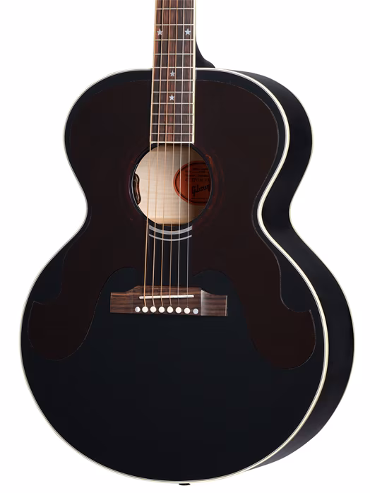 Epiphone J-180 LS Ebony - Elektroakusztikus gitár