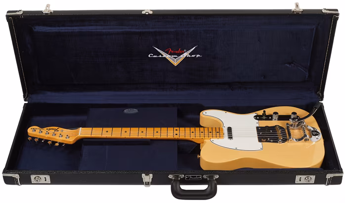 Fender Custom Shop 67 Telecaster Bigsby DLX Closet Classic NATBL - Elektromos gitár