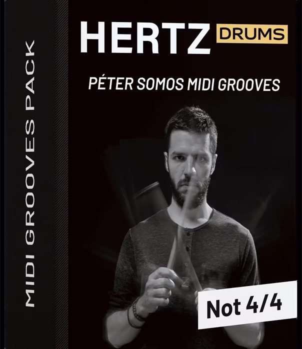 Hertz Drums Midi Grooves by Peter Somos - Szoftver