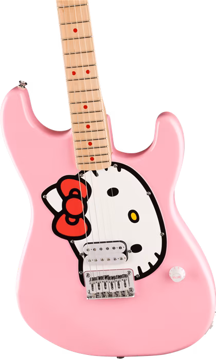 Fender Squier Hello Kitty Stratocaster MN PNK - Elektromos gitár