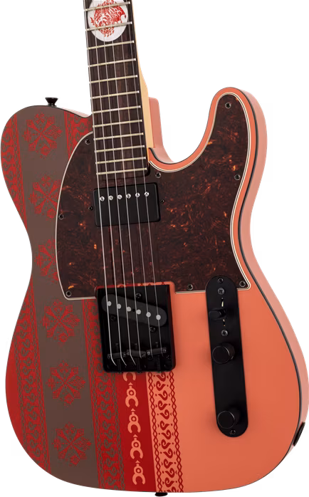 Fender MIJ Monster Hunter Rathalos Telecaster RW RD - Elektromos gitár