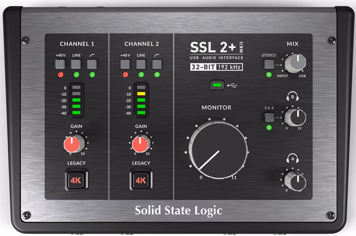 Solid State Logic SSL2+ mkll - USB hangkártya