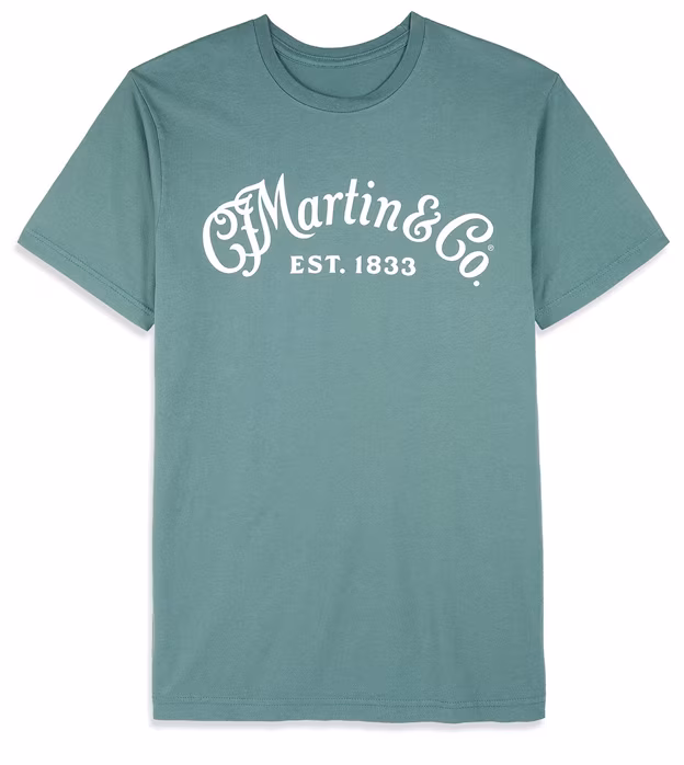Martin Men's Tee Basil/White Logo XXL - Póló