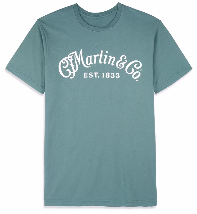 Martin Men's Tee Basil/White Logo M - Póló