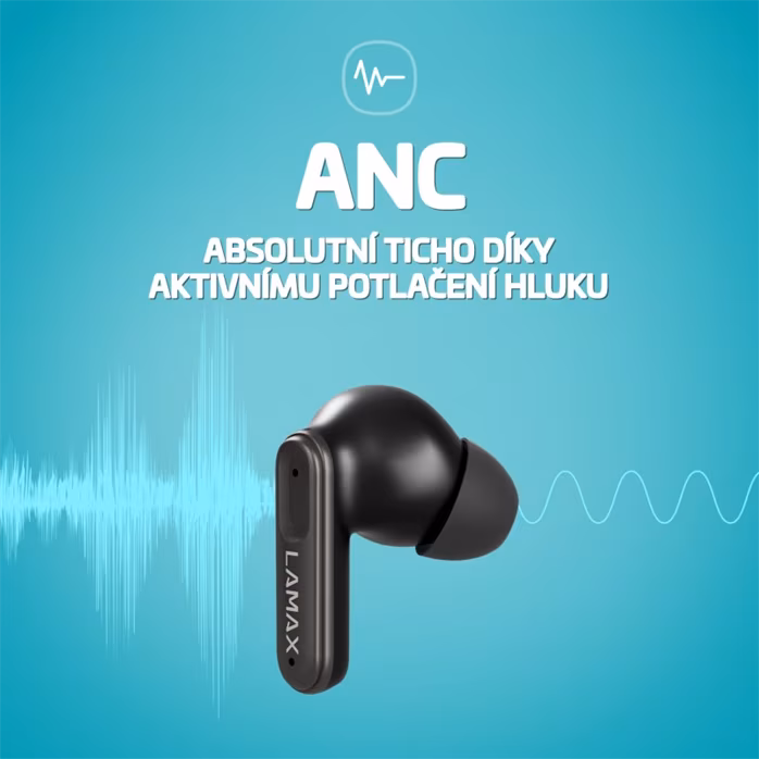 LAMAX SteelClips1 ANC - Vezeték nélküli fülhallgató