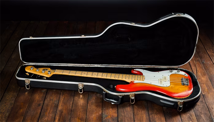 Fender 1982 Precision Bass RW Sienna Burst - Elektromos basszusgitár