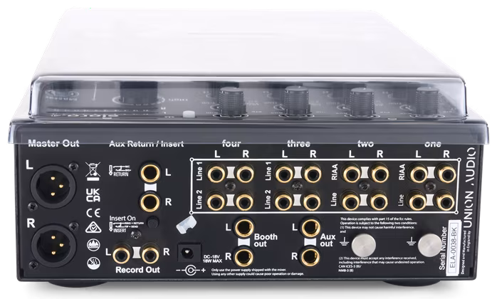Decksaver UNION AUDIO ELARA.4 COVER - Tok