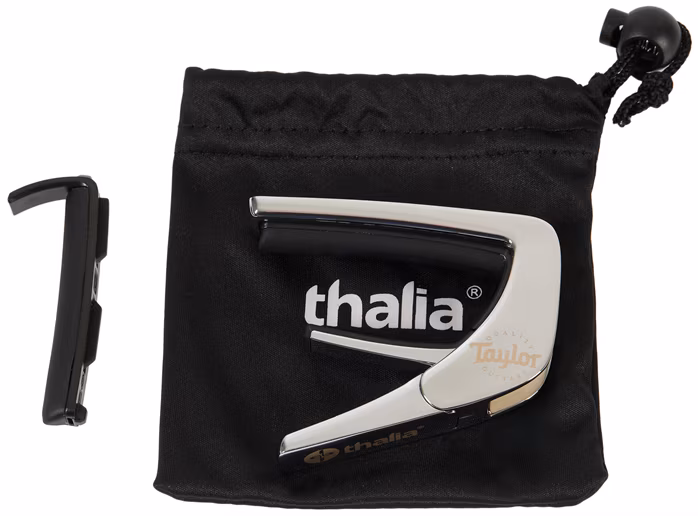 Thalia Taylor White Pearl Black Logo Chrome - Kapodaszter