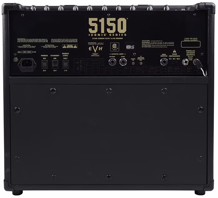 EVH 5150 Iconic 15W EL34 1X10 Combo Black (kicsomagolt) - Csöves gitárkombók