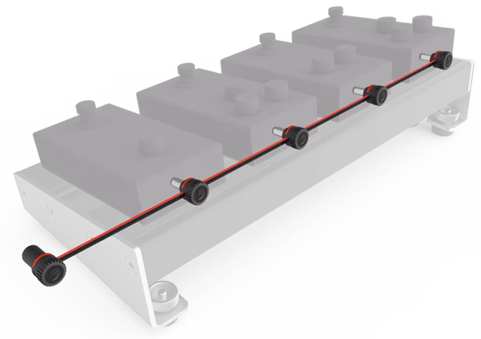 D'Addario XPND Adjustable Daisy Chain - Tápegység