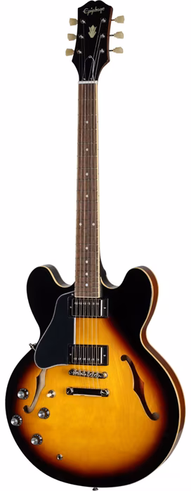 Epiphone ES-335 LH Vintage Sunburst - Balkzes szemiakusztikus gitár