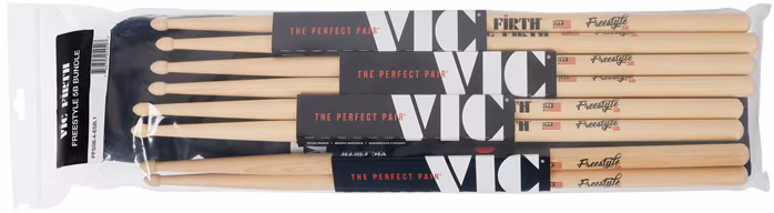 Vic Firth 5B Freestyle Bundle - Kedvezményes hickory dobverő szett