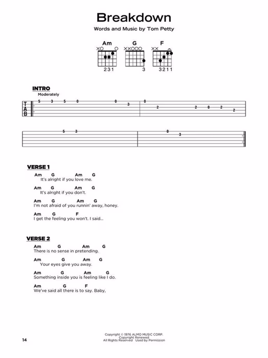 MS Three Chord Songs - Really Easy Guitar - Gitár kotta