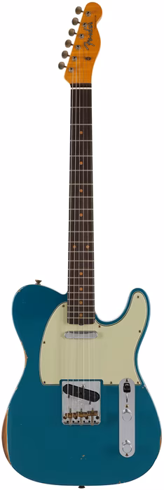 Fender Custom Shop 60 Telecaster Relic Aged Ocean Turquoise - Elektromos gitár