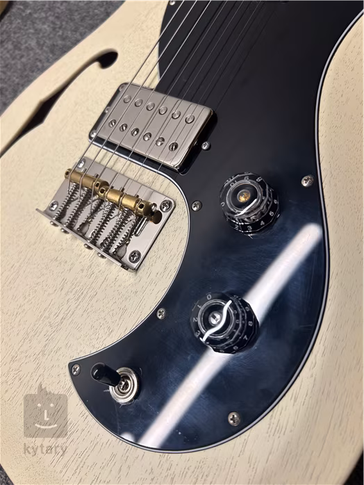 PRS S2 Vela Semi Hollow Satin Antique White Satin (használt) - Szemiakusztikus gitár