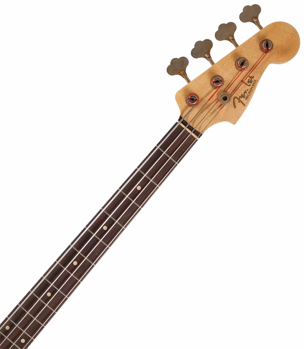 Fender Custom Shop Pino Palladino Signature Precision Bass Fiesta Red over Desert Sand - Elektromos basszusgitár