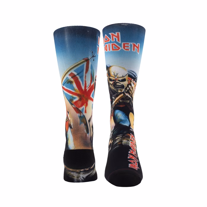 Perri's Leathers Iron Maiden Dye Sublimation Crew Mens - Zokni