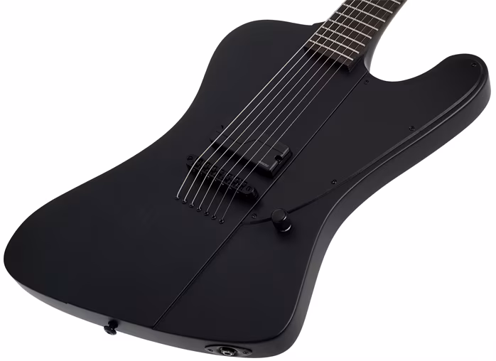 ESP LTD Phoenix-7 Baritone Black Metal Black Satin - Elektromos héthúros gitár