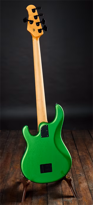 Music Man 2024 StingRay Special 5 HH Kiwi Green - Elektromos basszusgitár