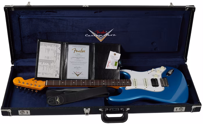 Fender Custom Shop 66 Stratocaster NOS Lake Placid Blue HSS - Elektromos gitár