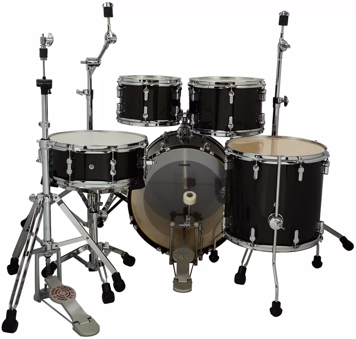 Sonor AQX Kids Black Midnight Sparkle 5 Piece Drum Set (kicsomagolt) - Dobszett