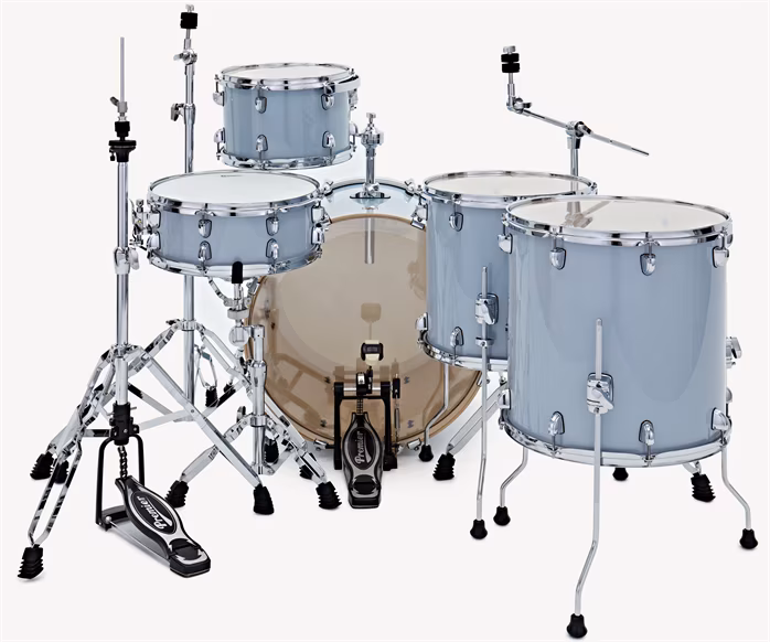 Premier Artist 22" 5pc Heavy Rock Shell Pack  Steel Grey - Dobszett