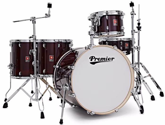 Premier Artist 22" 5pc Heavy Rock Shell Pack  Cherry Red - Dobszett