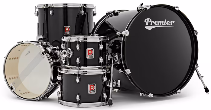 Premier Revolution 22" 5pc Drum Kit Black - Dobszett