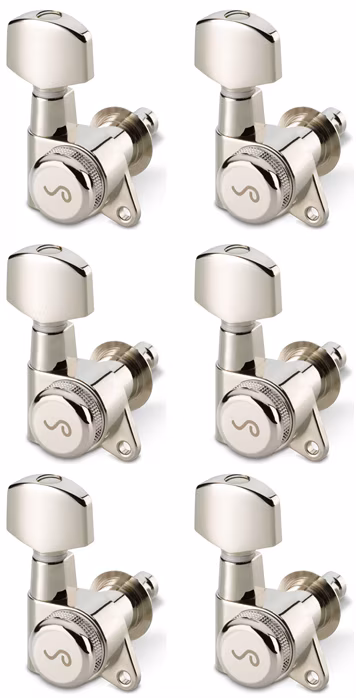 Schaller M6 135 6 left Nickel Locking 21,0 - Gitár mechanika