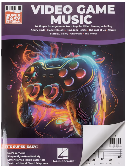 MS Video Game Music - Super Easy Songbook - Zongora kotta