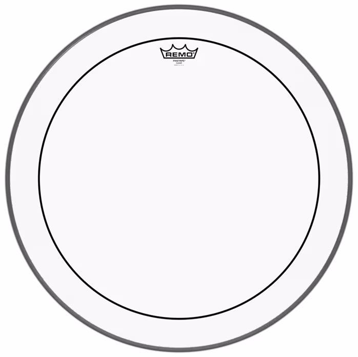 Remo 22" PinStripe Clear - Nagydob bőr