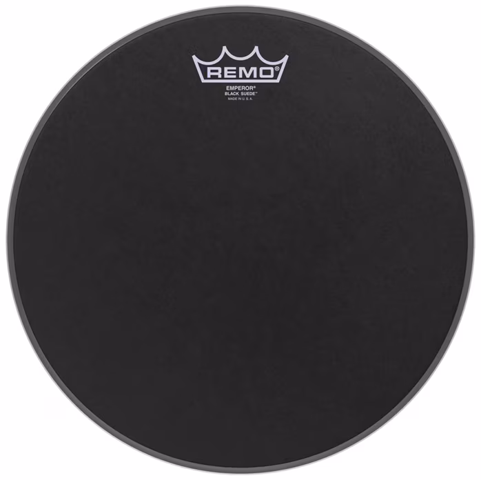 Remo 12" Emperor Black Suede - Függőtam dobbőr
