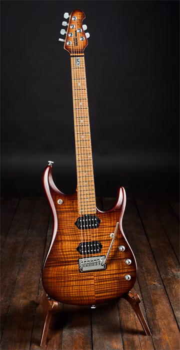 Music Man 2021 John Petrucci JP15 Sahara Burst Flame - Elektromos gitár