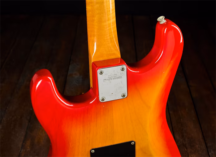 Fernandes 1985 Function Sienna Strat No Logo - Elektromos gitár