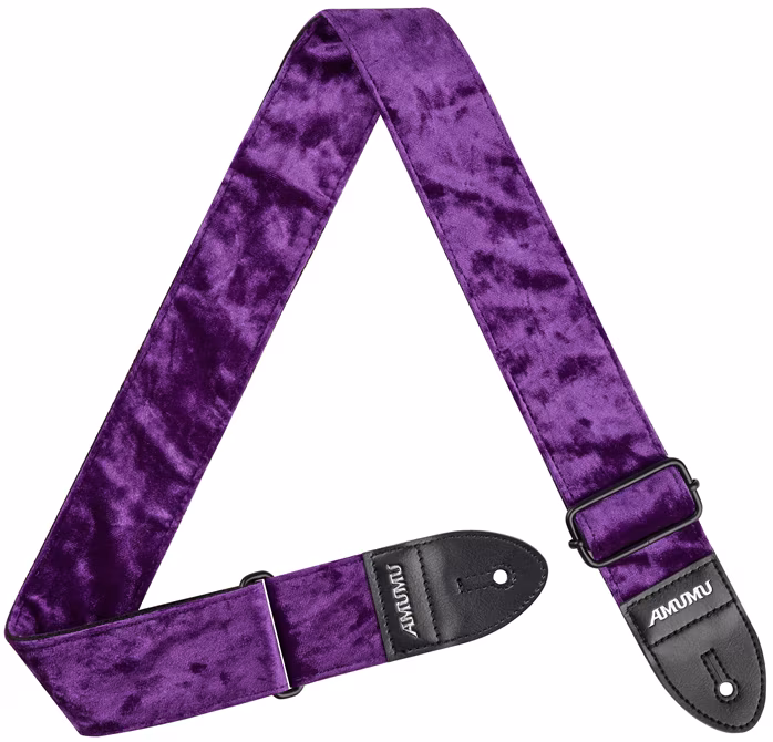 Amumu Velvet Royal Purple - Gitár hevederek