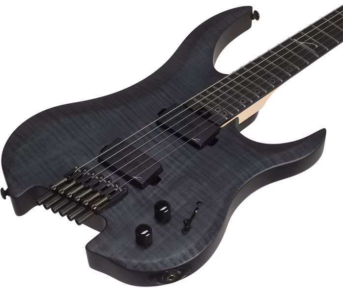 Legator Ghost 6 Multiscale Black Flame - Elektromos gitár